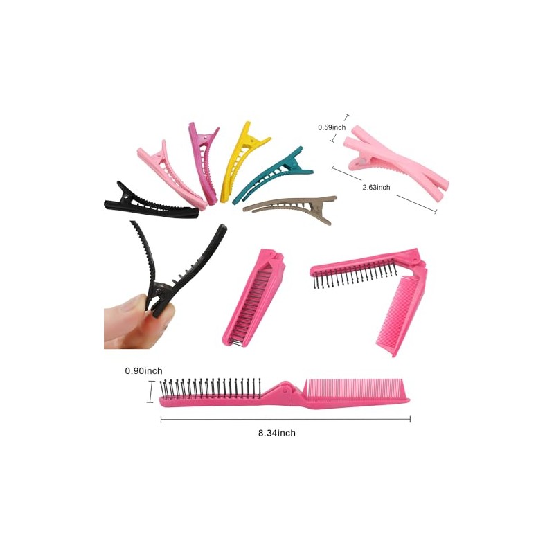 Tubos para Cabello, Juego de 48 Rulos para Cabello, Rizador