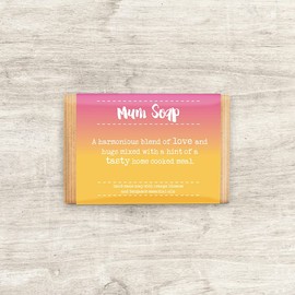 Funny Love Mum Hand Made Soap Bar - 100% Natural Cruelty Free Vegan Soap