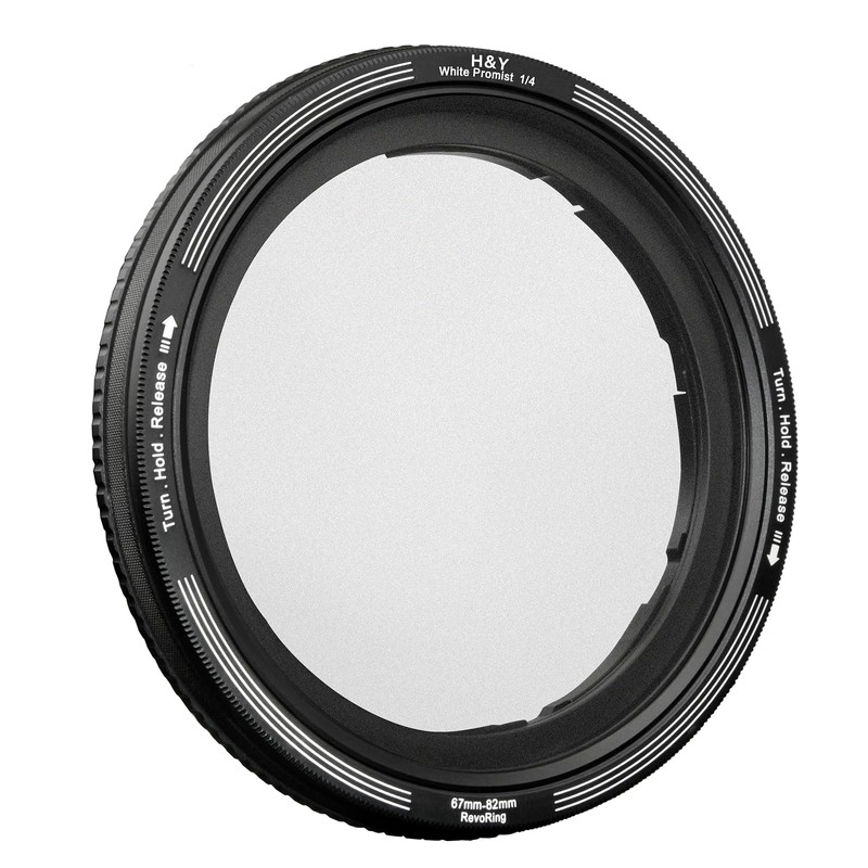H&Y RW4-82 Soft Filter, 2.7-3.2 inches (67-82 mm), Revoring, White