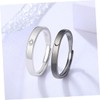 SAFIGLE 1 Pair Adjustable Sun and Moon Couple Rings for