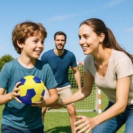 KWJEIULSOQ Handball Trainingsball, Handball Größe 2 für Softer & griffiger Trainings- und Spielball, handbälle für Kinder Jugend und Erwachsene