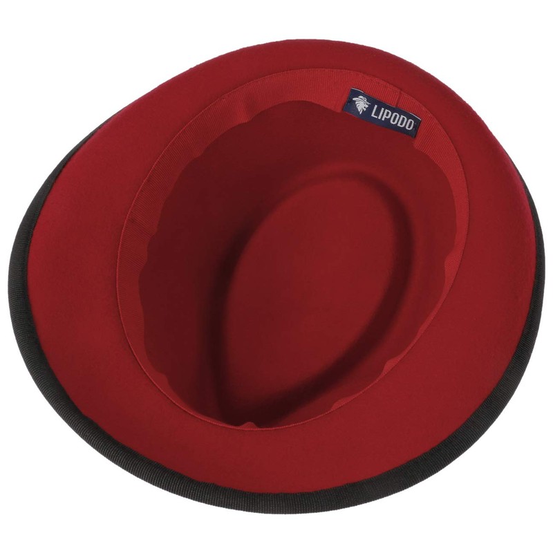 Lipodo Classic Wool Trilby Felt Hat Women/Men – Wool Hat