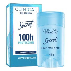 Desodorante Secret Clinical Completely Clean, 45 Gr Fresco