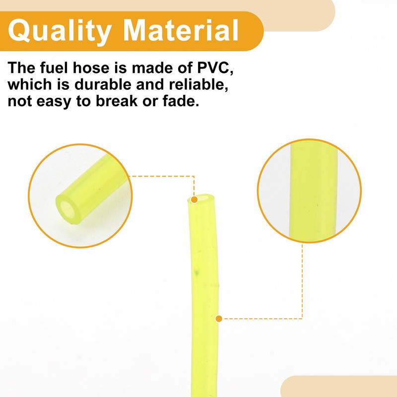 Partuto 1 Set Universal Petrol Fuel Line Gas Line Pipe