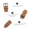WOONEKY Leather Watch Band for Comfortable Breathable Ergonomic Design Fashionable