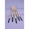 Set profesional de 24 piezas brochas para maquillaje (Madera Original)