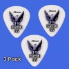 Clayton Acetal Standard Guitar Picks 0.38mm 3 Picks