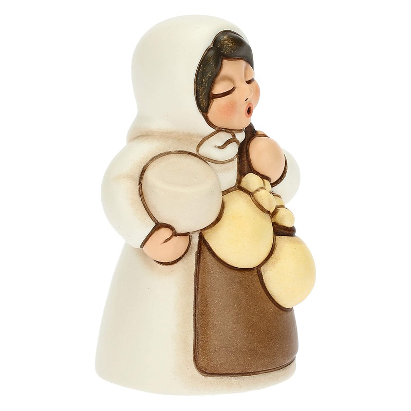 THUN Nativity Scene 'Woman with Cheese - White' 2022