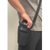 Square Payment Pouch with Sling/Waistbelt and Rugged Metal Belt Clip