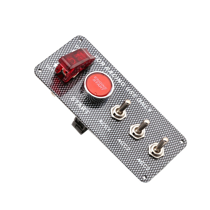 Toggle Switch Ignition 5 in 1 12V 40A Carbon Fibre