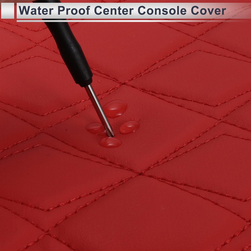 X AUTOHAUX Car Center Console Cover Car Armrest Cover 12.6"x8.27"x2.36"