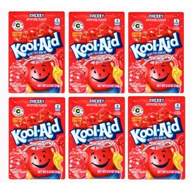 Kool Aid Cherry Flavor Drink Mix 3.6g Sachets (PACK OF 6)