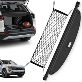 Blycorul Trunk Cargo Cover for Kia Sportage 2023-2025 2026, Retractable Canvas Trunk Cover, Anti-Peeping Retractable Security Shade for Privacy, Sportage Accessories