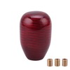 Carbon Fiber Shift Knob Gear Shifter Knobs with 3 Adapter