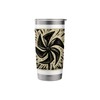 Carving Pinwheel Spinning Wind Rotation Swirl Stainless Steel Insulated Tumbler