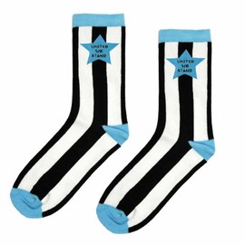 GIFTS 4 ALL Newcastle Football Fans Souvenir Socks, Newcastle Fans Match Day Socks, Pair of Adults Newcastle Fans Socks