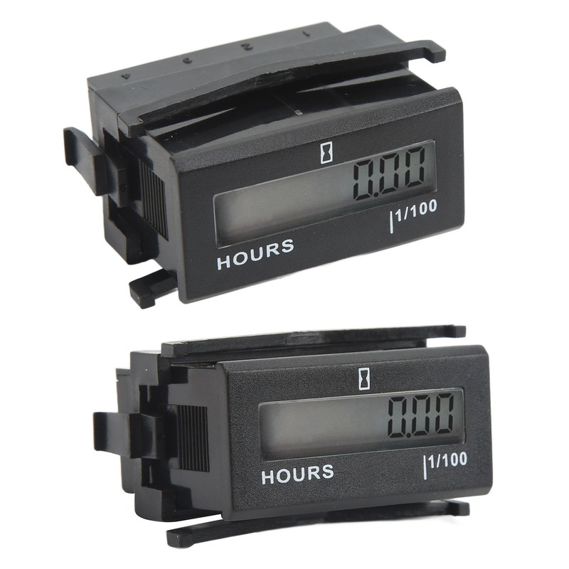 Universal Digital Tach Resettable Hour Meter IP65 Waterproof for Lawn
