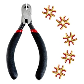 Luoyer Archery Bow String Nocking Points Set – 20 Pcs Brass Nocking Points and Nock Pliers for Recurve Bow Compound Bow for Installing Nocking Points Archery Accessories Tool Kit