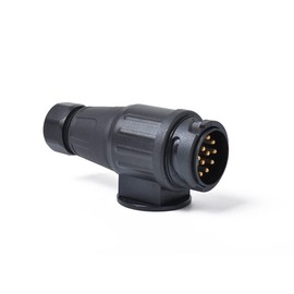 Namvo 13 Pin Trailer Plug, 12V Trailer Connector Adapter Towing Bar Socket for Europe Car Trailer Boat Vehicle Caravan Truck RV Tow Vehicle