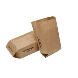 Oven2Go 5”(W) x 3”(G) x 10.5”(L) Greaseproof Gusseted Kraft Sandwich Bags (Case of 500) Heat-Resistant