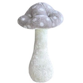 Hofun4U Giant Mushroom Plush Pillow - 51 inch Mushroom Shaped Stuffed Long Body Pillow - Polka Dot Mushroom Plush - Christmas Birthday Gifts Choice Home Decoration (Grey)