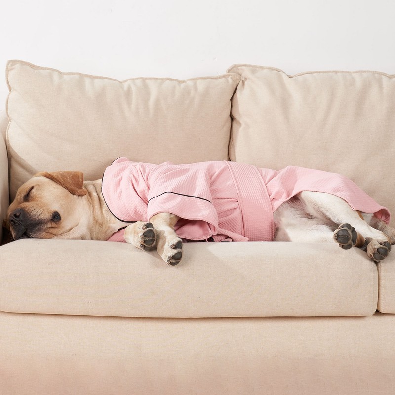 Dog Bath Robe Pajamas Pet Spa Drying Robes Sleepwear for