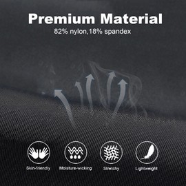 GERZHIUBN Men's Cycling Shorts Padded 4D Bike Biking Half Pants Bicycle Riding Quick-Dry Anti-Slip with Pocket Black