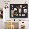 Miratino Large Bulletin Board, 48 "x 36" Black Cork Boards