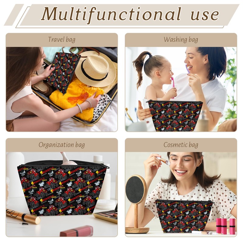 Feelyueyue Makeup Bag for Girls Boys Waterproof Small Cosmetic Bag