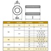 Aluminium Spacer Sleeve for M6 (10 Pieces) – Outer Diameter:
