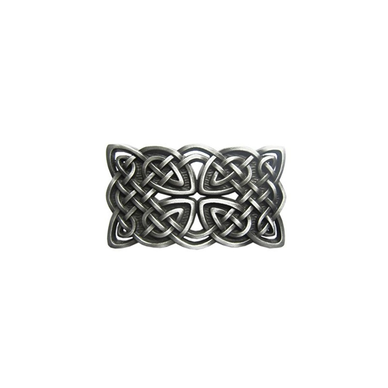Schnalle123 Belt Buckle Celtic Knot 3D Look for Interchangeable Belt