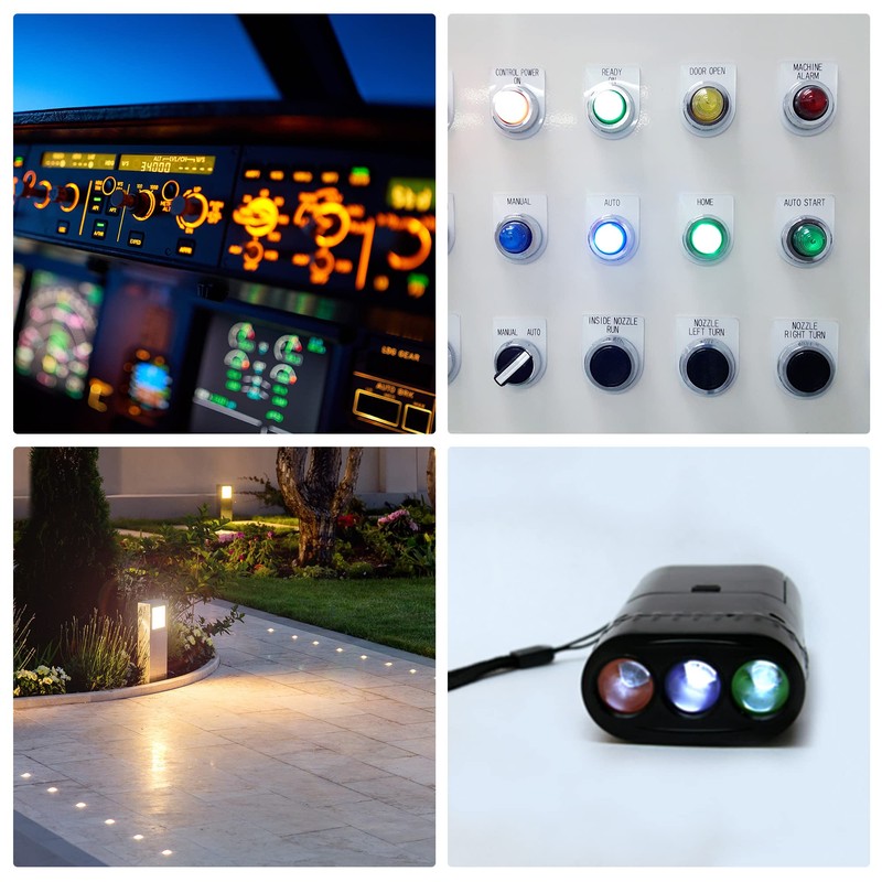 MECCANIXITY E10 Screw Base LED Bulb DC 12V 0.25W Round