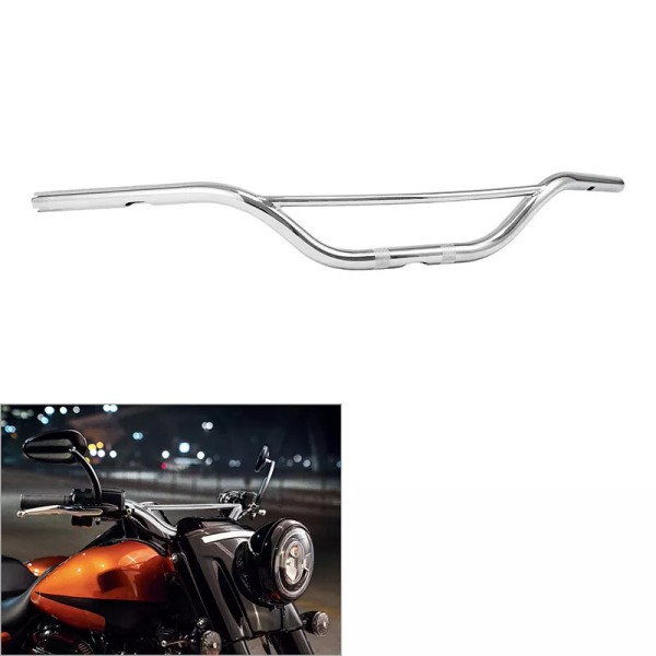 TCMT Chrome 1" Hollywood Handlebar Fit For Harley Softail Fatboy
