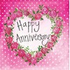 Alex Clark Happy Anniversary Roses Card
