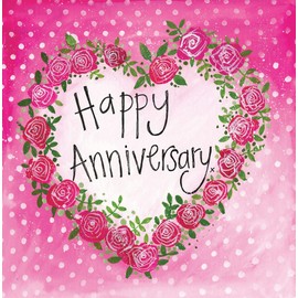 Alex Clark Happy Anniversary Roses Card