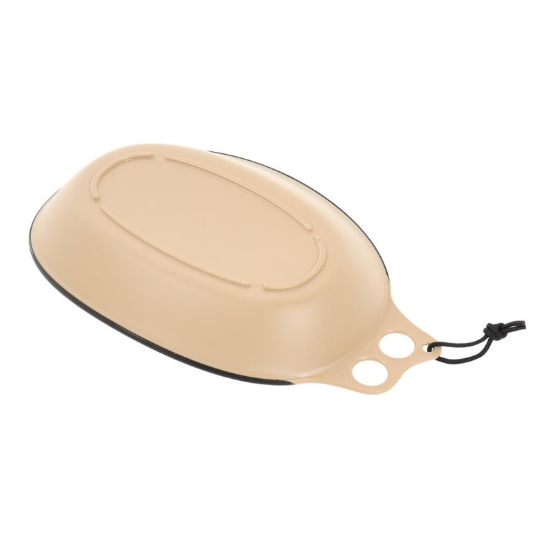 CHUMS CH62-1732-B069-00 Camper Curry Plate, Brown/Black, 10.2 x 6.7 x