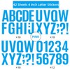 460 PCS 42 Sheets Large Letter Stickers Alphabet Numbers Bulletin