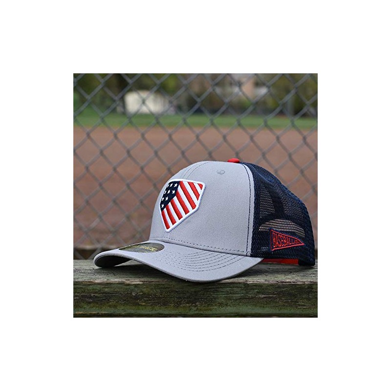 Baseballism Home Team Trucker Cap Grey/Black