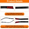 MIYIMORE 2PCS Rear Roof Drip Molding Trim Seal Kit, Compatible
