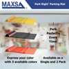 Maxsa 37356-RS Park Right Perfect Parking Self Adhesive Anti-skid Parking
