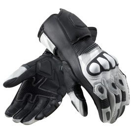 REV'IT! Men's League 2 Race Motorcycle Gloves (Black/Grey - 3X-Large)