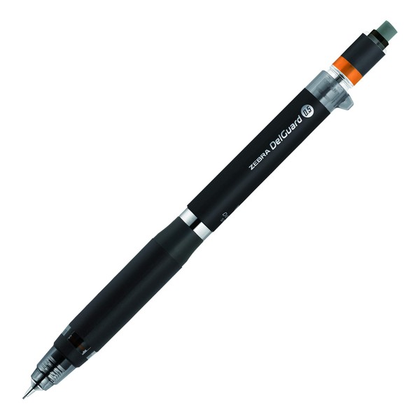 ZEBRA Mechanical Pencil DelGuard Type ER 0.5mm, Black (P-MA88-BK)