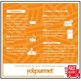 Yogourmet Yogurt Starter (16 Pack Bulk Version) - Make at Home -...