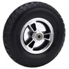 Wheelchair Wheel Replacement Solid PU Reinforced Aluminum Alloy Hub Walker
