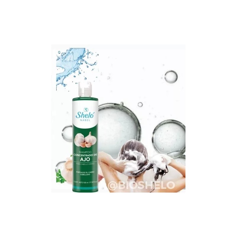 Sheló Nabel Shampoo Concentrado De Ajo Y Acondicionador De Coco