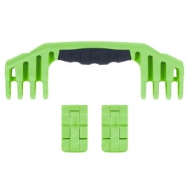 Pelican 1520 Replacement Handle & Latch Set by ColorCase - Lime Green Handles & Double Throw Latches