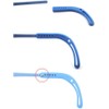 Soft Silicone Eyeglass Replacement Temples Arm Glasses Cover Sleeves End