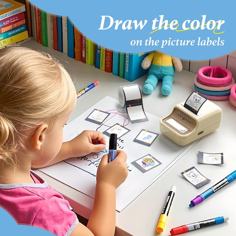 NIIMBOT Photo Papers Only for B21 Pro 300DPI Label Maker,