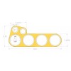 GP Flush Mount Quad 6.5" + two Super Tweeter Door