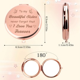 Bluckincle Sister Birthday Gifts Sister Gifts For Sister Makeup Mirrors Sister Gift Birthday Gifts For Sister Adult Sister Birthday Presents Gifts Under 10 Pounds Presents For Sister For Sister